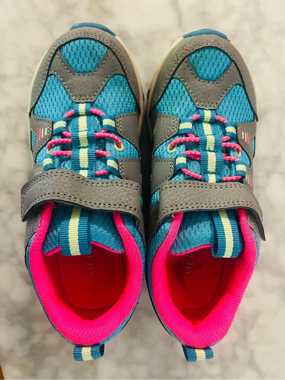 Merrell Big Kids Trail Chaser 2 turquoise/pink